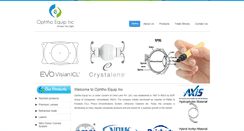 Desktop Screenshot of ophthoequip.com